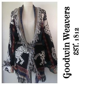 Goodwin Weavers Cotton Southwest Blanket Coat